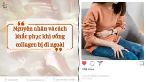 Uong collagen bi di ngoai