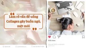 Uong collagen gay buon ngu