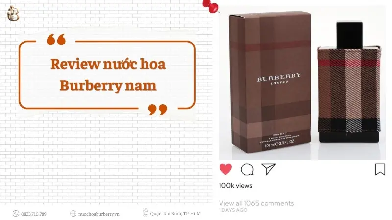 Review nuoc hoa burberry nam