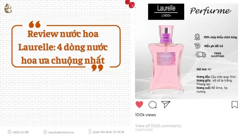 Review cac dong nuoc hoa Laurelle London