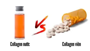 Nen dung collagen dang nuoc hay dang vien